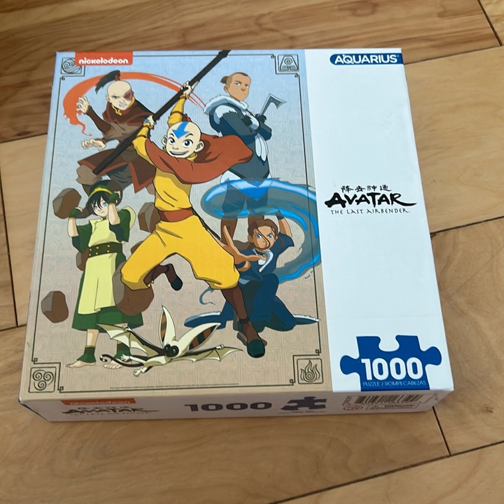 Nickelodeon AQUARIUS Avatar The Last Airbender 1000 Piece Puzzle